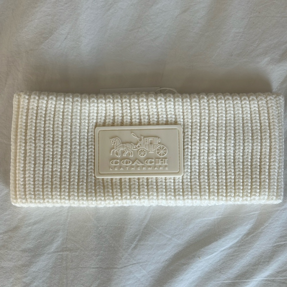 Coach Winter Headband NWT